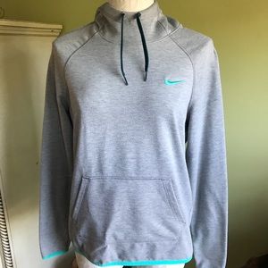 Nike gray cowl neck sweatshirt